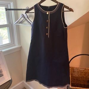 Navy Ann Taylor Sheath Dress